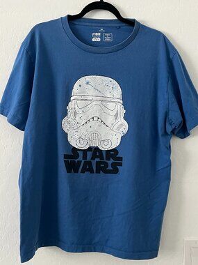 Uniqlo UT Star Wars Stormtrooper T Shirt XXL Blue Master of Graphics Jun Takahas